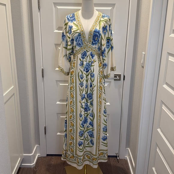 FARM Rio Puglia Long Dress Size S - Picture 4 of 11